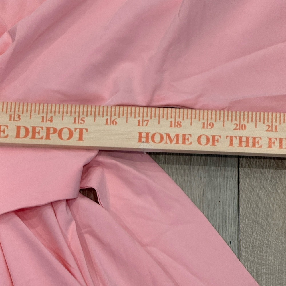 NWT Halara Wrap Midi Dress Coral Pink Long Sleeve Tie Waist Stretch XS - Picture 5 of 6
